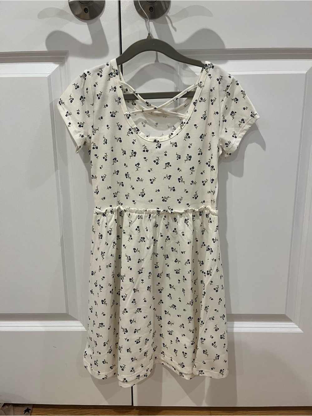 The Children's Place Cream Dress with Floral Print - Picture 2 of 3